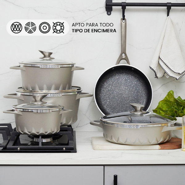 Batería Mont Blanc 9 pzs Simple Cook