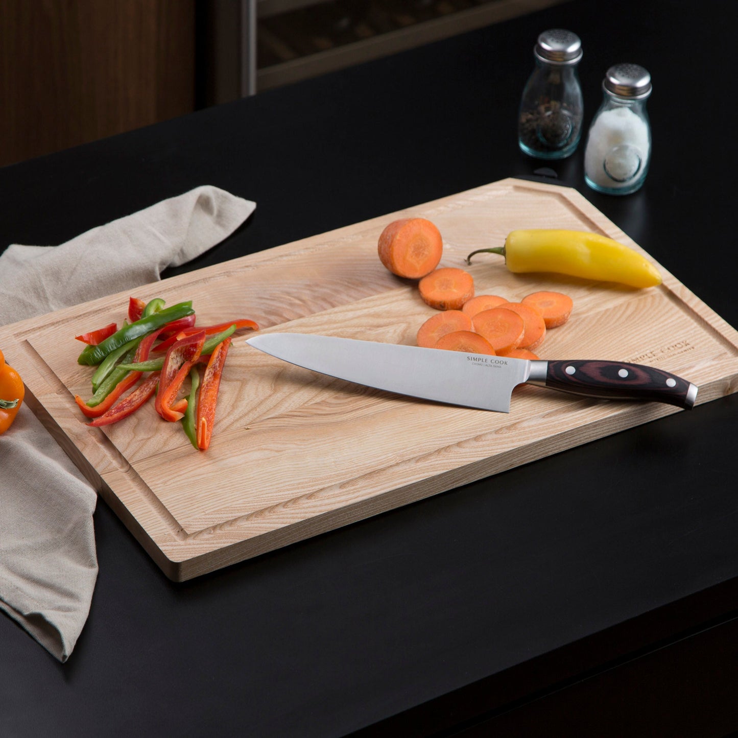 Set Cuchillo y Tabla Arizona 2 Pzs Simple Cook