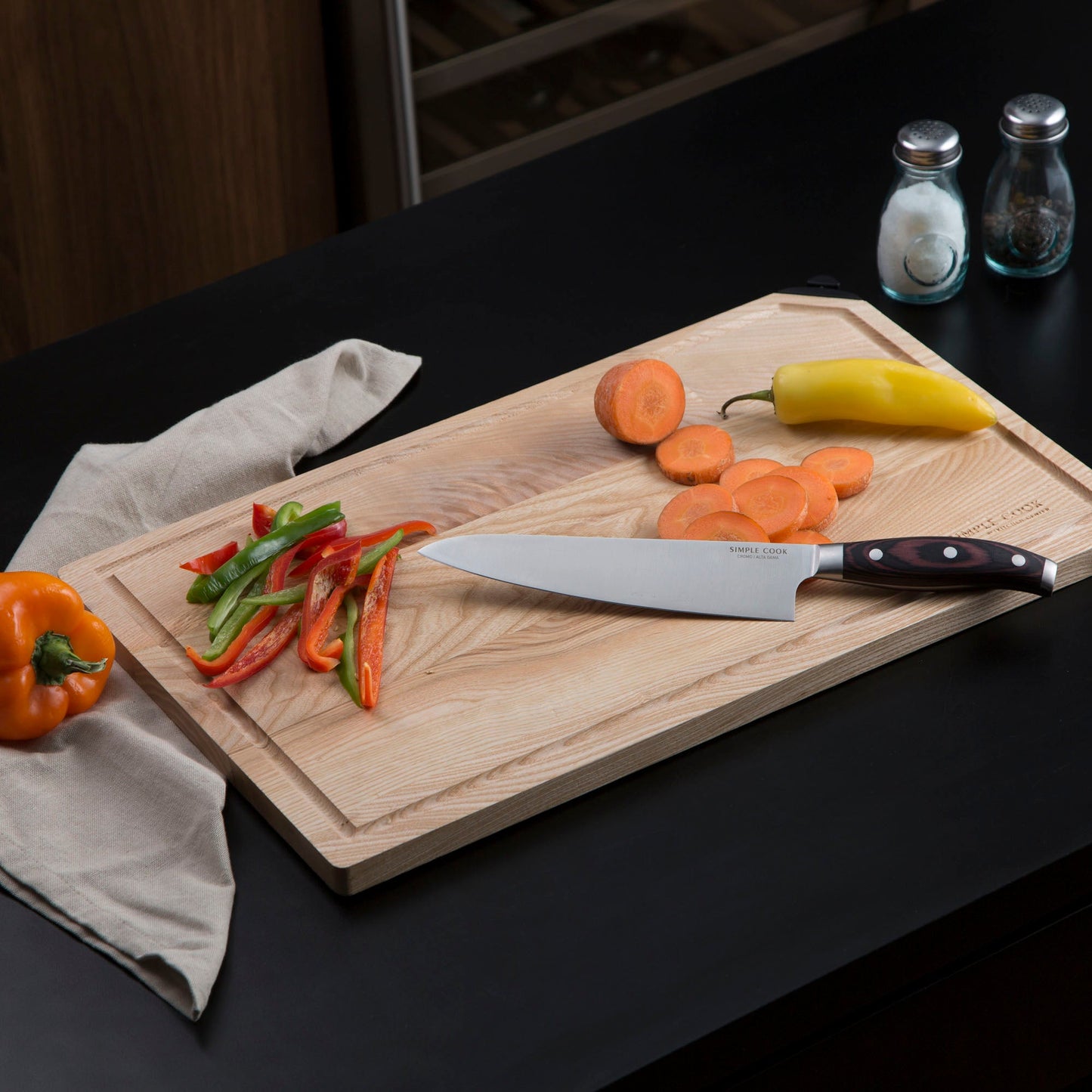 Set Cuchillo y Tabla Arizona 2 Pzs Simple Cook