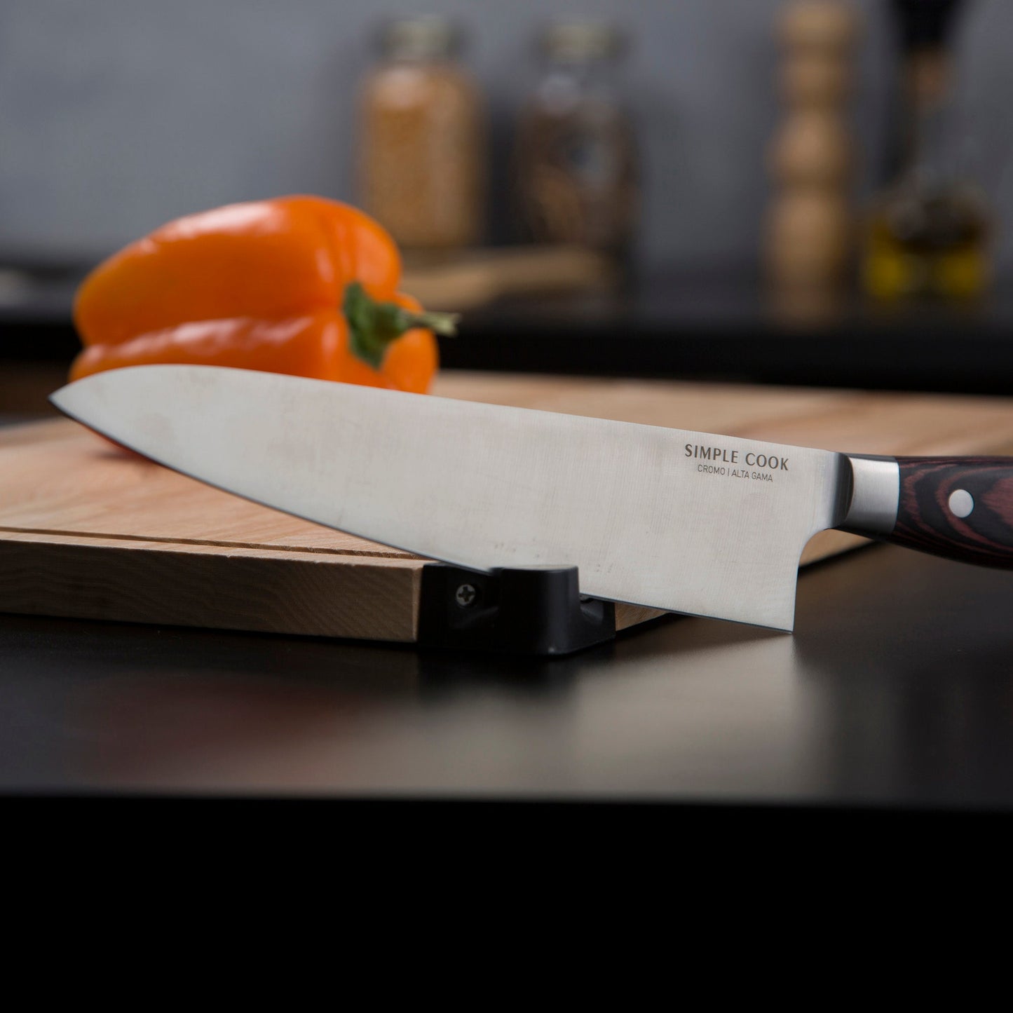Set Cuchillo y Tabla Arizona 2 Pzs Simple Cook